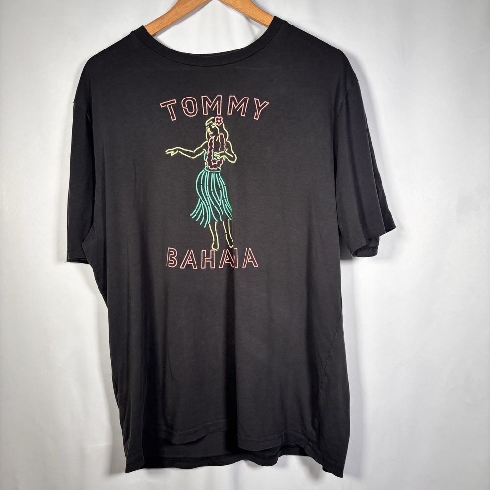 Tommy Bahama Shirt Mens Medium Relax Vacation Beach Hula Dancer Hawaiian Aloha
